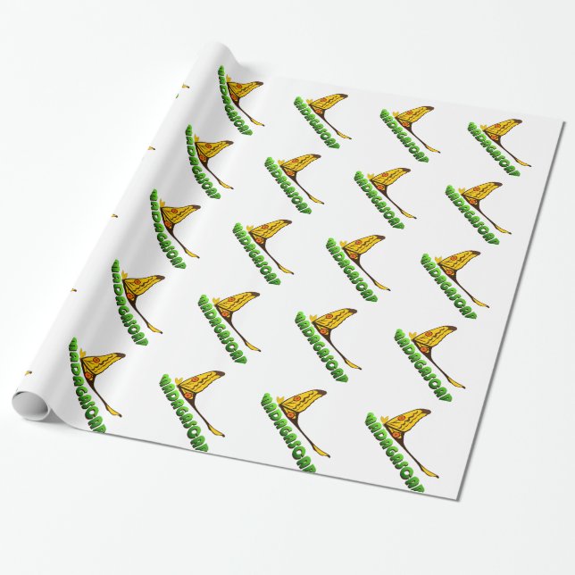 djursymbol för madagascar presentpapper (Utrullad)