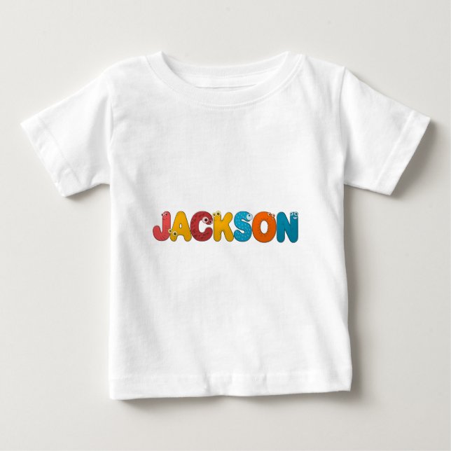djurt alfabet Jackson Tee (Framsida)