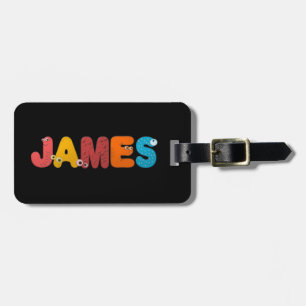 djurt alfabet James Bagagebricka