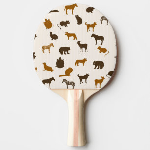 Djurt mönster 1 pingisracket