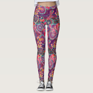 Djurt mönster 2 för etnisk stil leggings