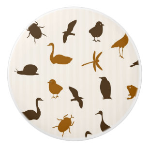 Djurt mönster 2 knopp