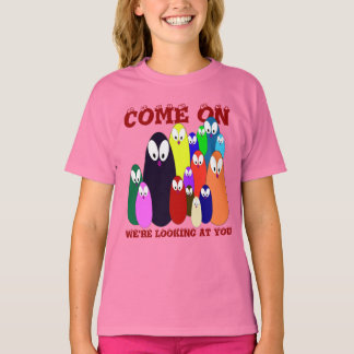 Djurt-tröjor: Penguiner: KOM PÅ T-shirt