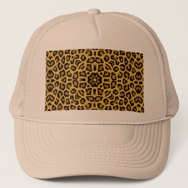 Djurt tryck för abstrakt HipsterCheetah Keps (Framsida)