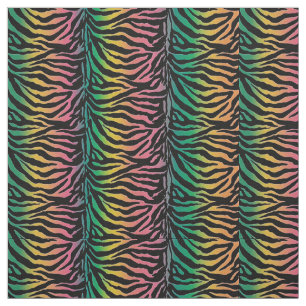 Djurt trycktyg för Psychedelic stads- djungel Tyg