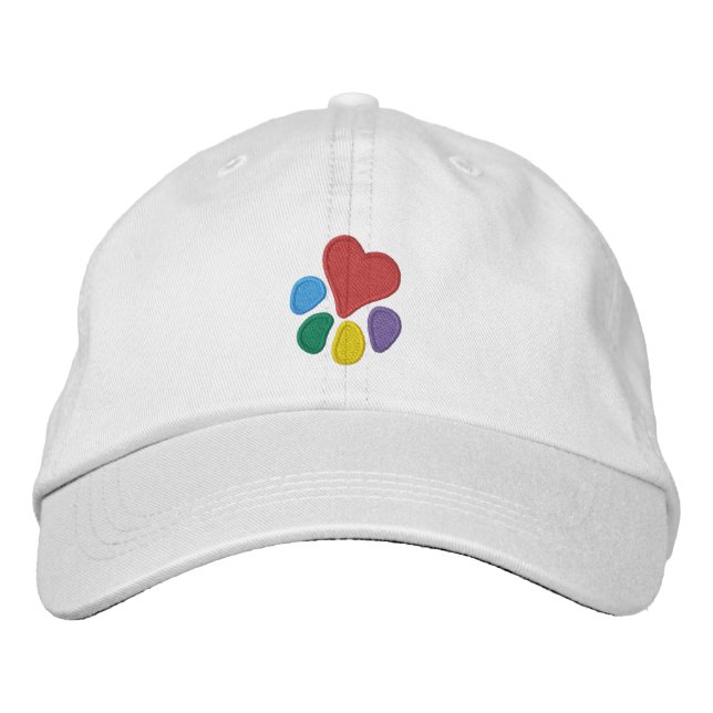 Djurtak_Heart-Tass Broderad Keps (Framsida)