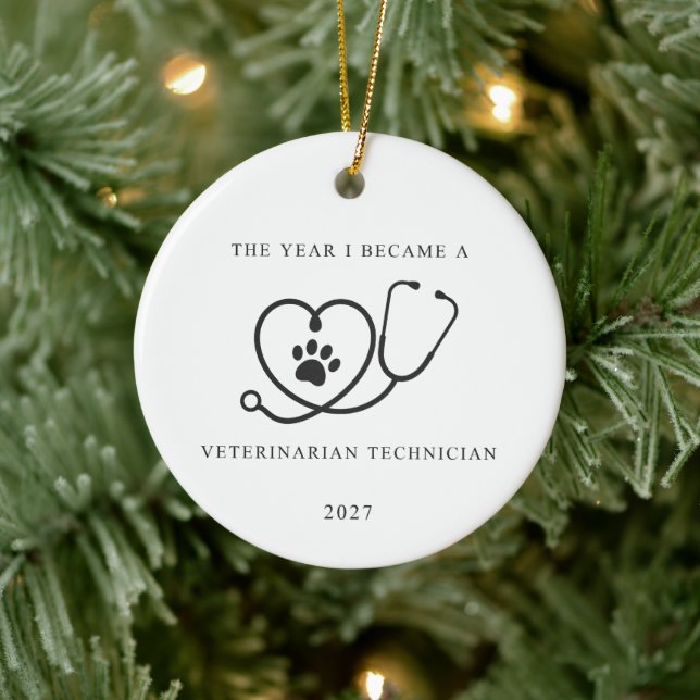 Djurteknikerornament  julgransprydnad keramik (Träd)