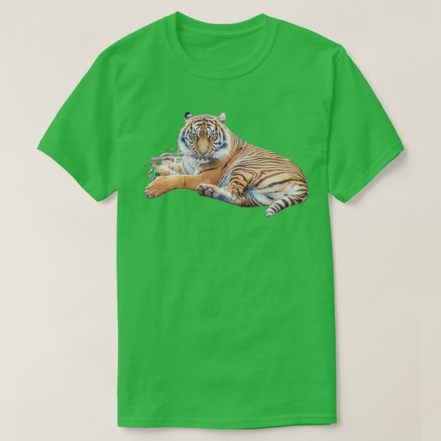 Djurtigrar vilda djur t shirt (Design framsida)