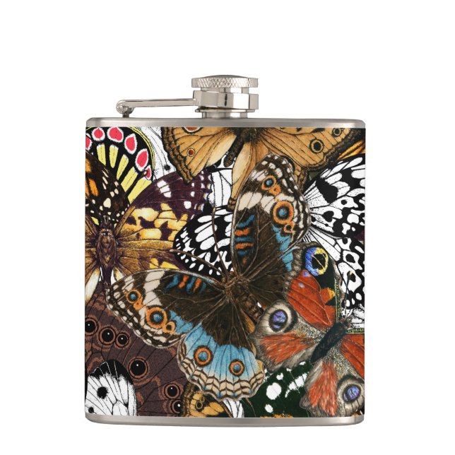 Djurtryck. Butterfly vingar Fickplunta (Framsidan)