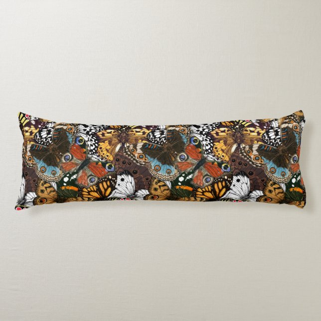 Djurtryck. Butterfly vingar Kroppskudde (Framsidan)