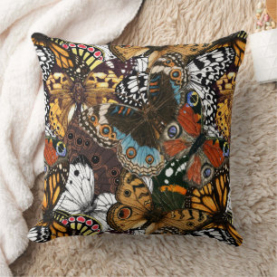 Djurtryck. Butterfly vingar Kudde