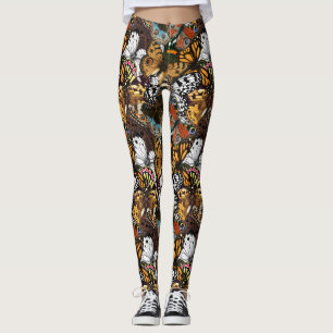 Djurtryck. Butterfly vingar Leggings