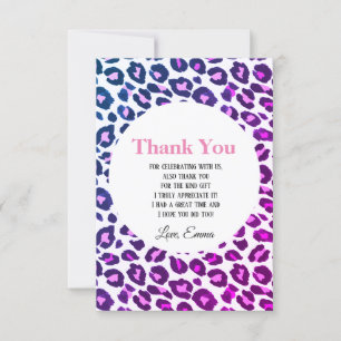 Djurtryck, djurtryck, leopard, cheetah tack kort