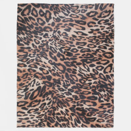 Djurtryck Fleecefilt