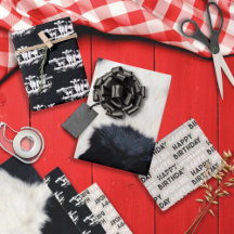 Djurtryck Heliga Ko Inpackningspapper Platta Ark 3