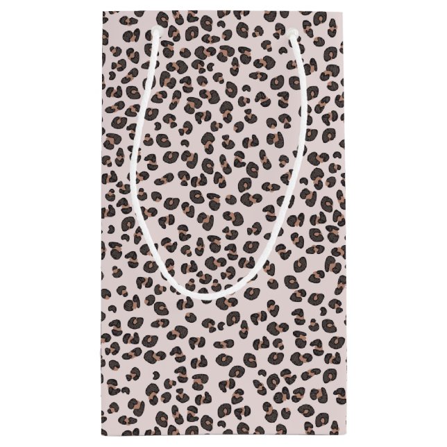 Djurtryck Leopard Safari Bebisens Första Dag Firan (Baksidan)