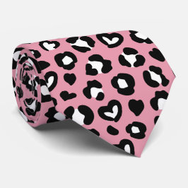 Djurtryck, Rosa Leopard, Cheetah Spots, Hearts Slips