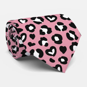 Djurtryck, Rosa Leopard, Cheetah Spots, Hearts Slips