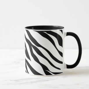 Djurtryck - zebra mugg