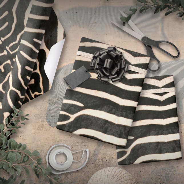 Djurtryck Zebrapappersinslagning Presentpapper (Skapare uppladdad)
