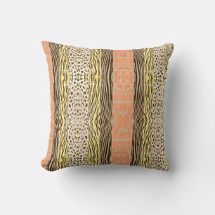 Djurtryckt Zebra Rand Pillow Kudde