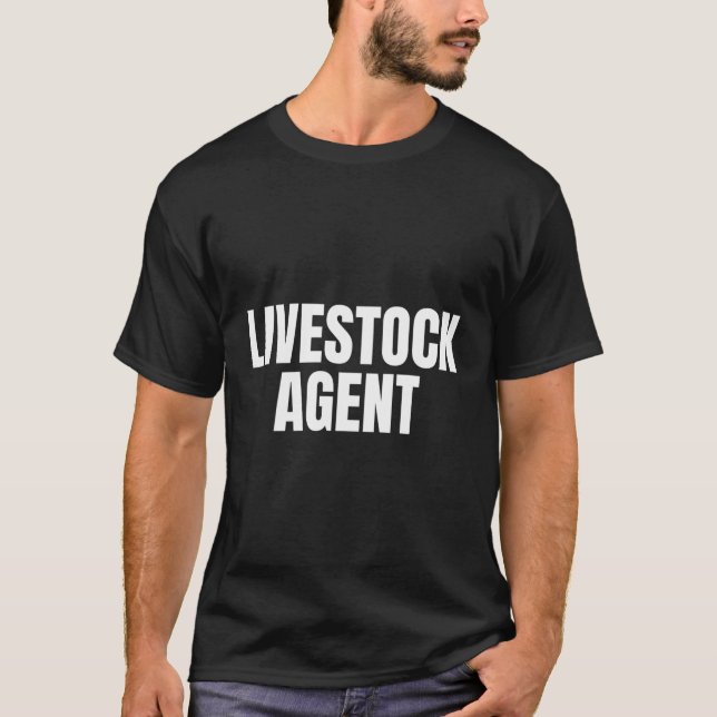 Djuruppfödning Agent T Shirt (Framsida)