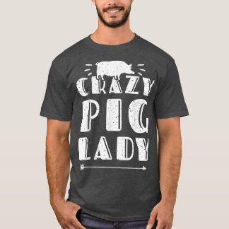 Djuruppfödning vid Crazy Ping Dam Gris Älskare 62 T Shirt