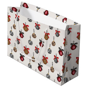 Djurutskrift Julprydnadsföremål Mönster Design