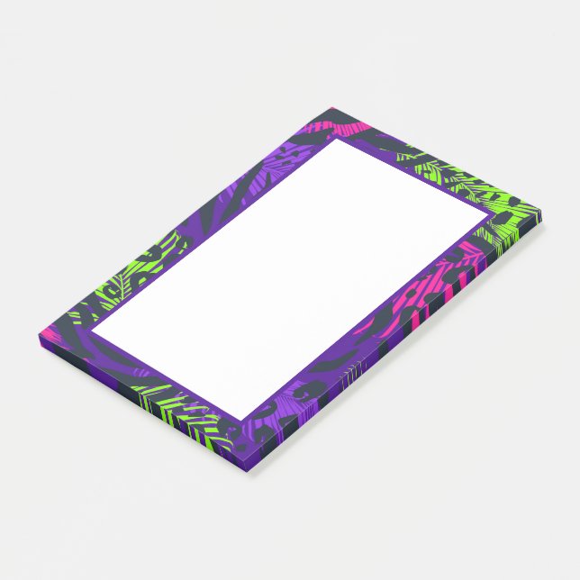 Djurutskrift Post-it Block (Vinklad)