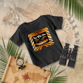 Djurutskrift Tiger Birthday T-Shirt