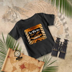 Djurutskrift Tiger Birthday T-Shirt