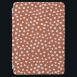 Djurutskrifter Rust Terracotta Dalmatian iPad Air Skydd<br><div class="desc">Djurutskrift - Brun / Rust / Terracotta Dalmatian Inspired Dots.</div>