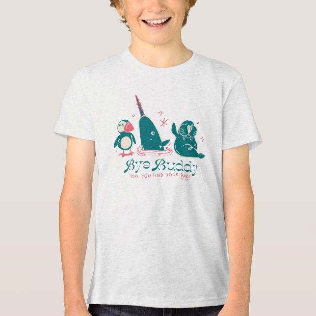 Djurvänner - Adjö Buddy, hoppas du hittar din papp T Shirt (Framsida)