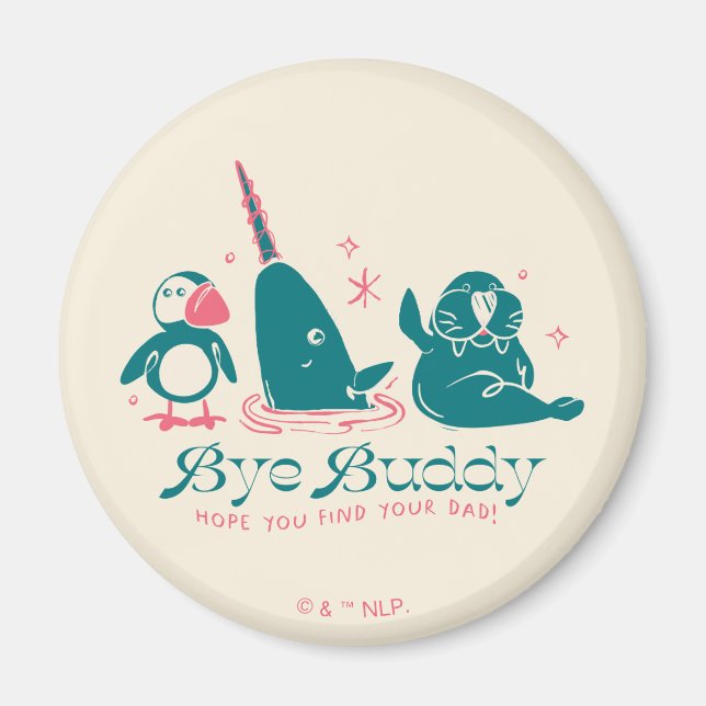 Djurvänner - hej då Buddy hoppas att du hittar din Magnet (Framsidan)