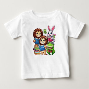 Djurvänner och Bokar för små lärare T Shirt