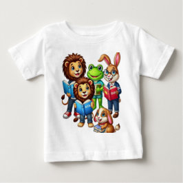 Djurvänner och Bokar för små lärare T Shirt