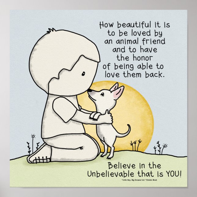 Djurvänner Poster (Framsidan)