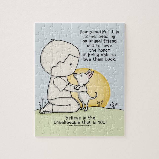 Djurvänner Pussel (Vertikal)