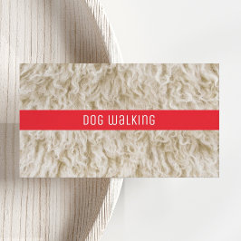 Djurvård Affärskort Modern Hundfrisör Visitkort
