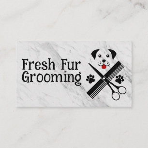 Djurvård Groomer Hair Cending Verktyg Visitkort