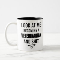 Djurvårdarskjorta Rolig veterinär examenspresent s