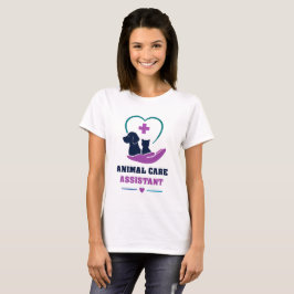 🩺 Djurvårdsbiträde Veterinär Team 🩺 T Shirt