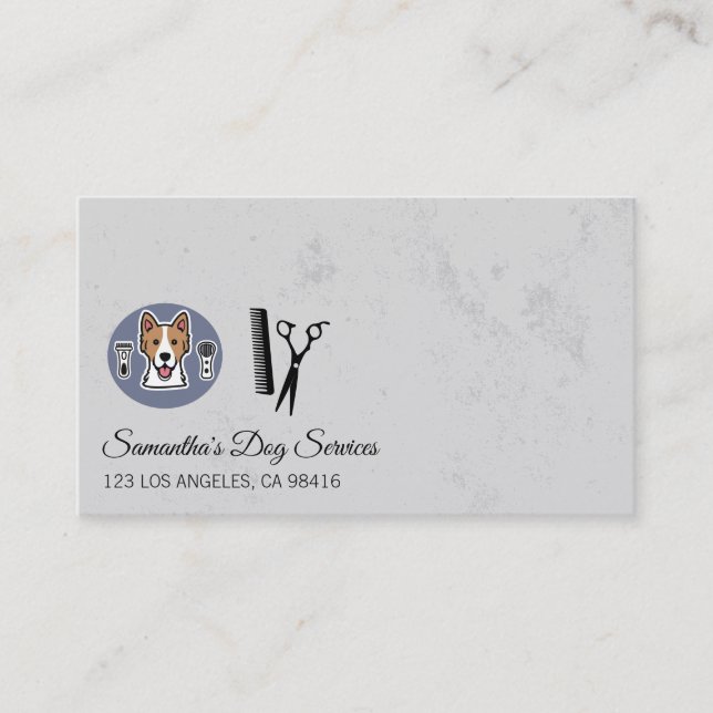 Djurvårdslogotyp | Kam Saxar Visitkort (Framsida)
