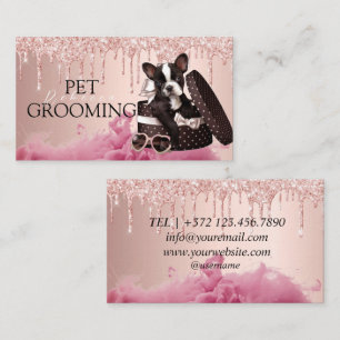 Djurvårdspet Grooming Spa Salon Puppy Visitkort
