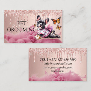 Djurvårdspet Grooming Spa Salon Puppy Visitkort