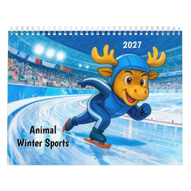 Djurvintersporter Kalender (Omslag)