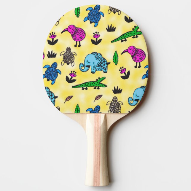 Djurvirvelvind Pingisracket (Baksidan)