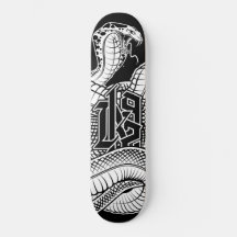 DK92 Cobra-Logotyp - Skateboard