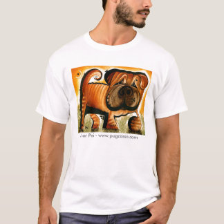 dk_2008may25e Shar Pei - www.pugcasso.com T-shirt