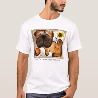 dk_2009feb20f Shar Pei - www.pugcasso.com Tee